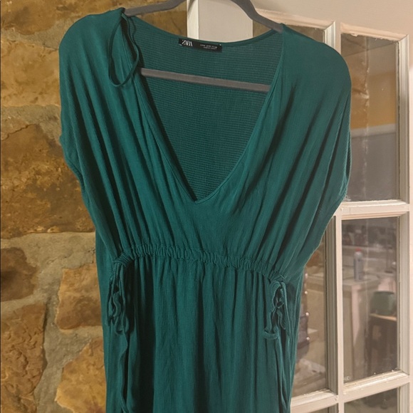 Green Zara Dress Medium - Picture 5 of 5